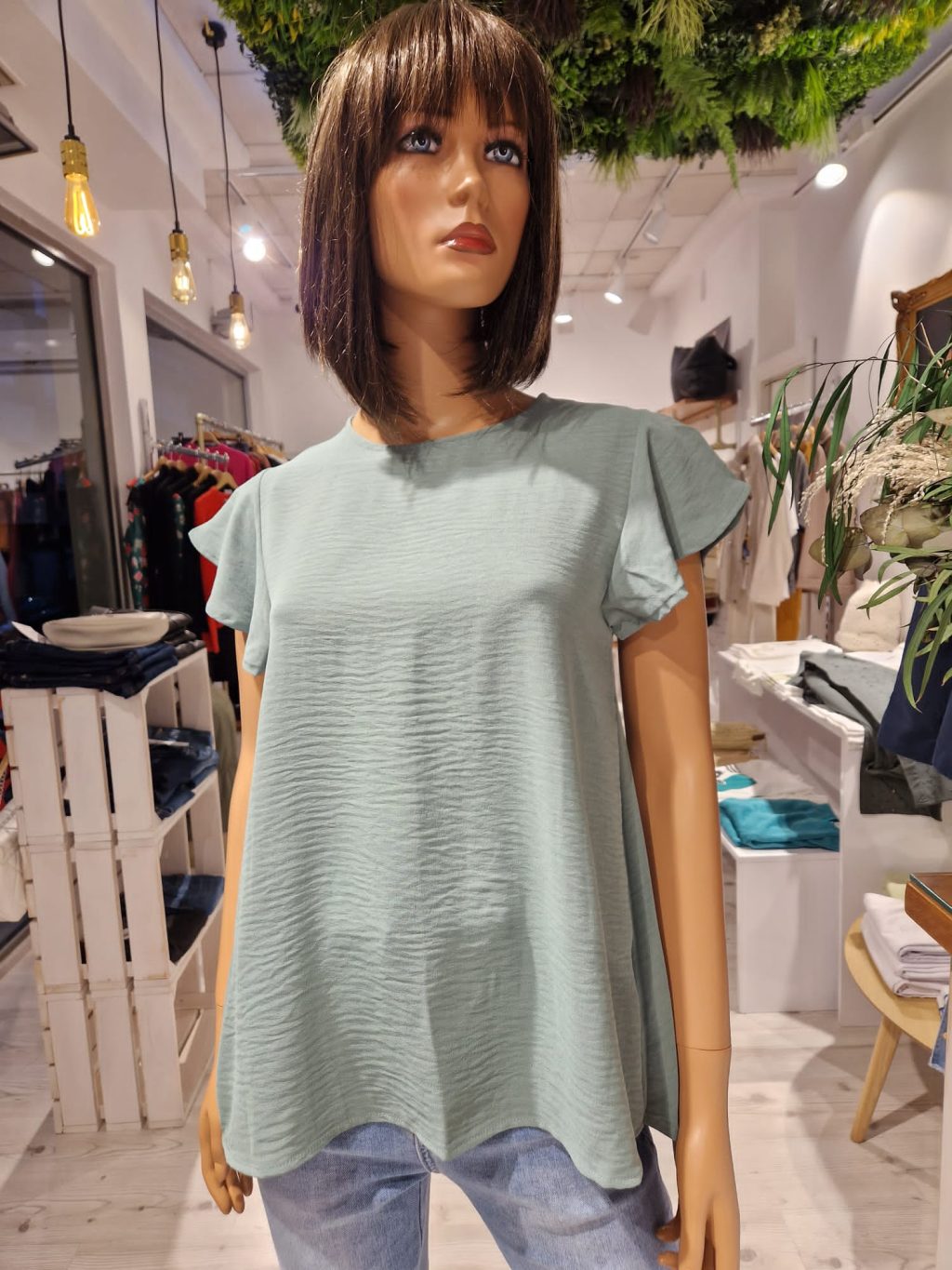 Blusa plisada kiara